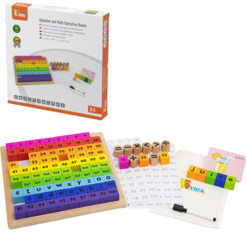 Toate Produsele - Set de joc pentru "Alfabetul și înmultirea"