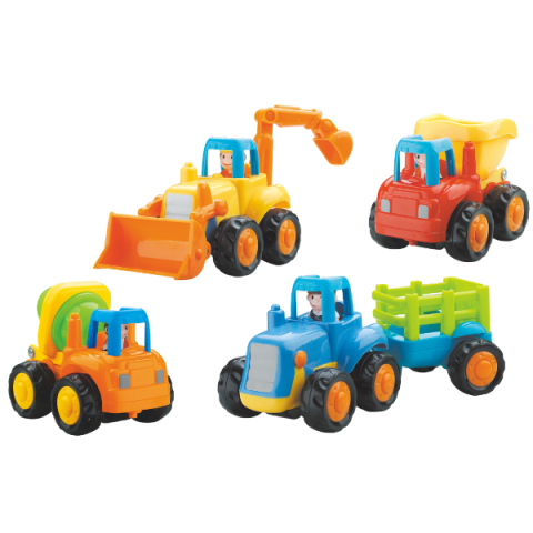 Set de mașinuțe "Fermă și sat", 4 modele [1]