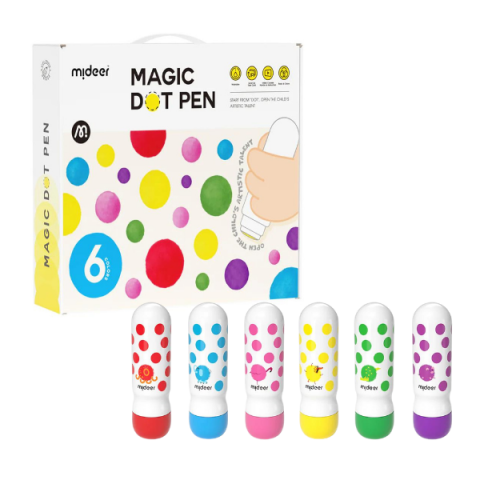 Toate Produsele - Set de pixuri magice, 6 culori