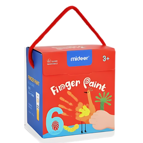 Set de vopsea pentru Pictura cu Degetele, 6 Culori [2]