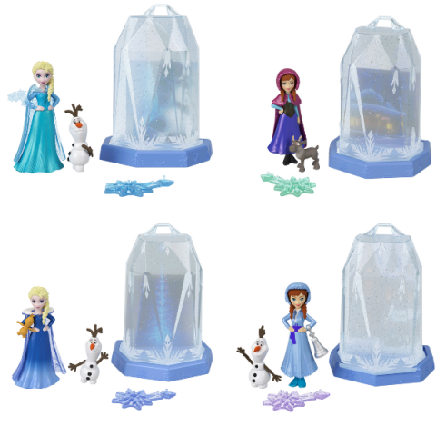 Set Surpriză Disney Frozen Ice Reveal cu gel de gheață Squishy, 6 modele, 4 modele [1]