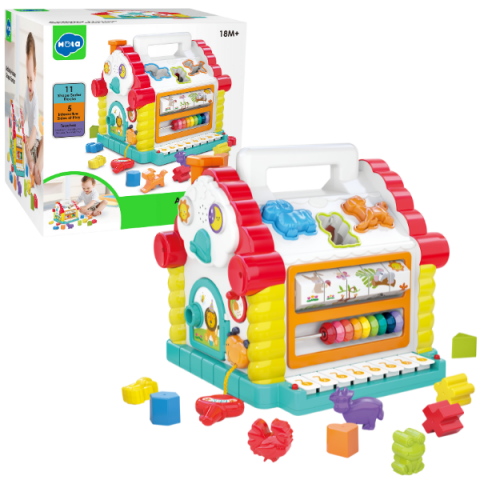 0-3 ani - Sorter interactiv "Casuta vesela" cu sunete