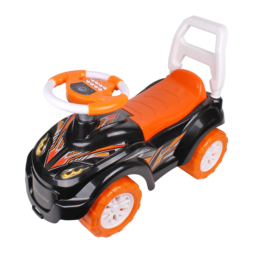 Tolocare pentru copii - Tolocar cu spătar și volan, model sport ,Technok (6672)