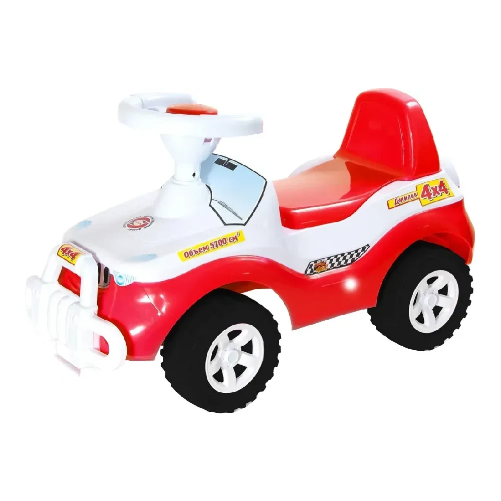 Tolocare pentru copii - Tolocar Jeep pentru copii, model 105, roșu, Orion (3437)
