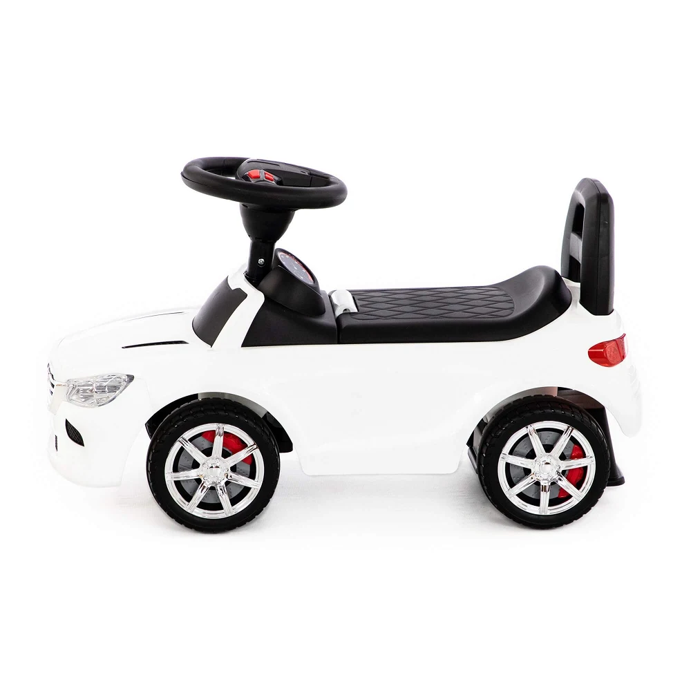 Tolocar SuperCar pentru copii cu volan muzical, alb, Polesie (84514) [1]