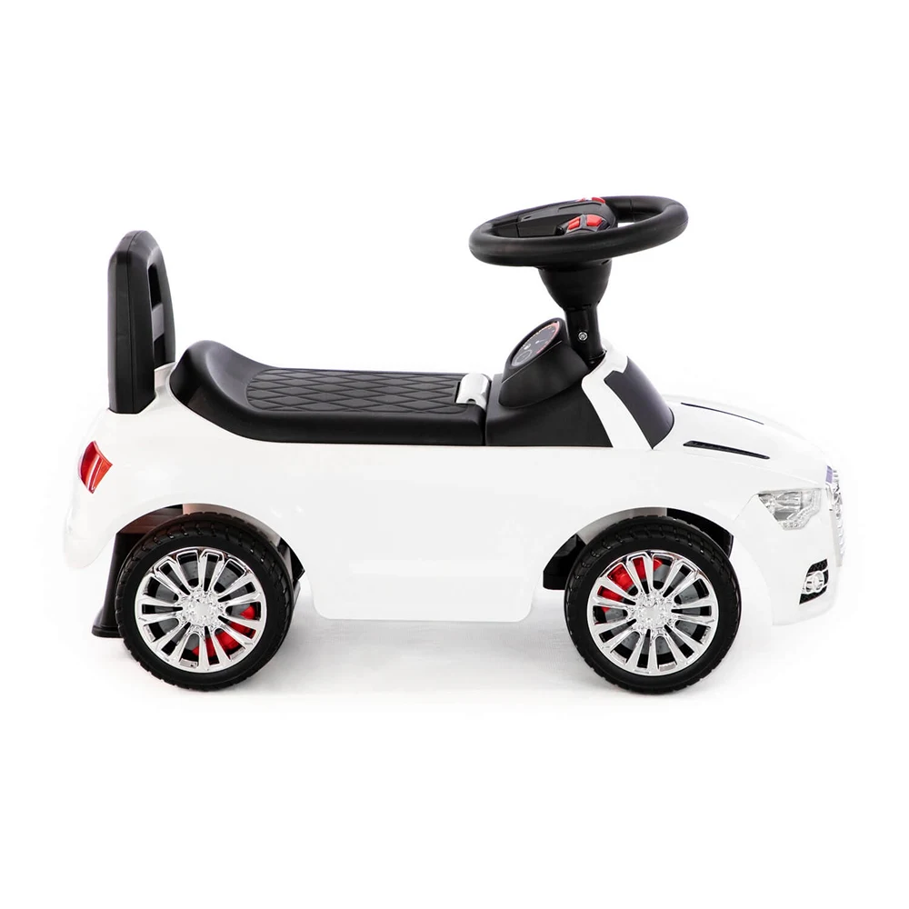Tolocar SuperCar pentru copii cu volan muzical, alb, Polesie (84552) [4]