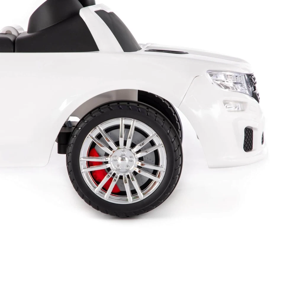Tolocar SuperCar pentru copii cu volan muzical, alb, Polesie (84606) [3]