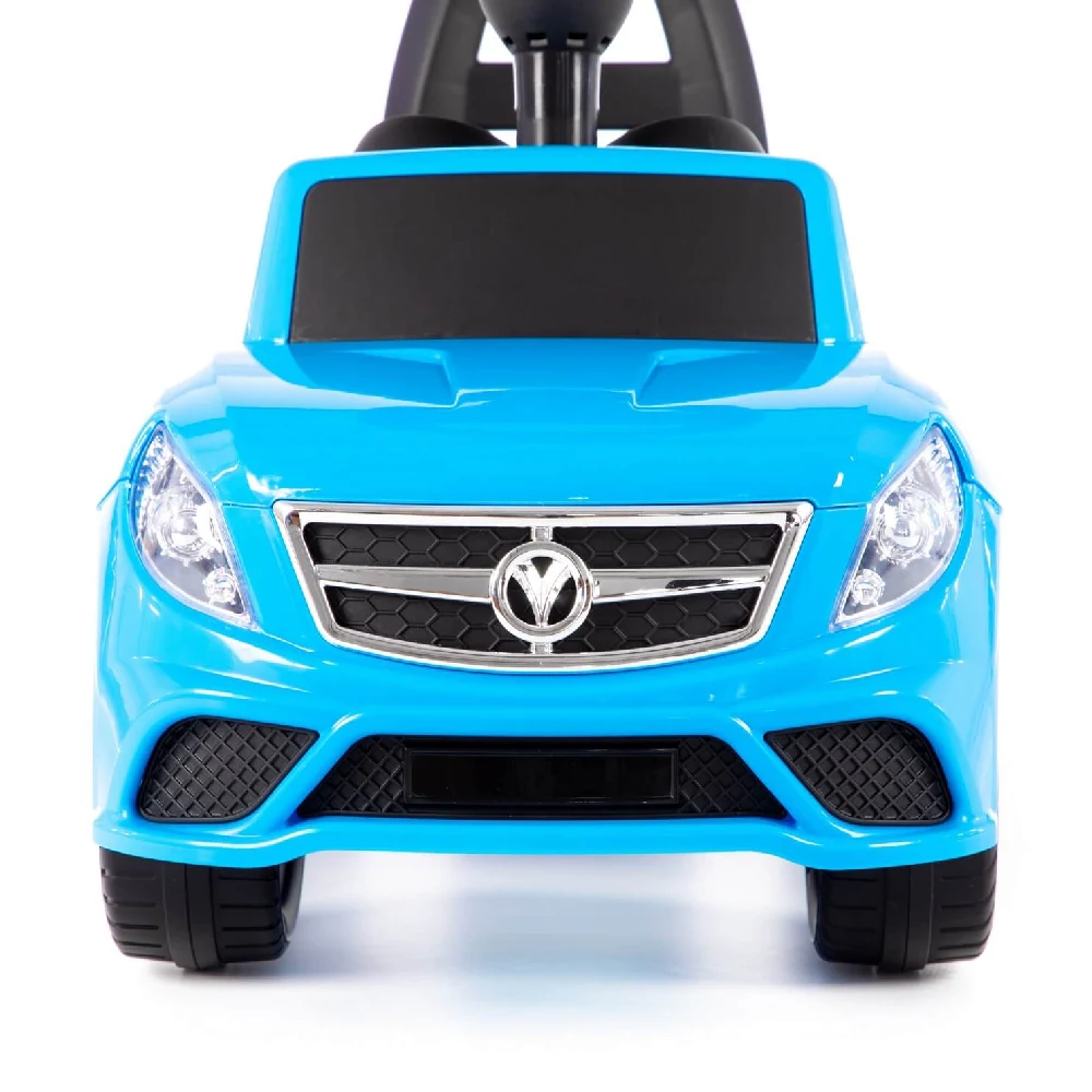 Tolocar SuperCar pentru copii cu volan muzical, albastru, Polesie (84484) [7]