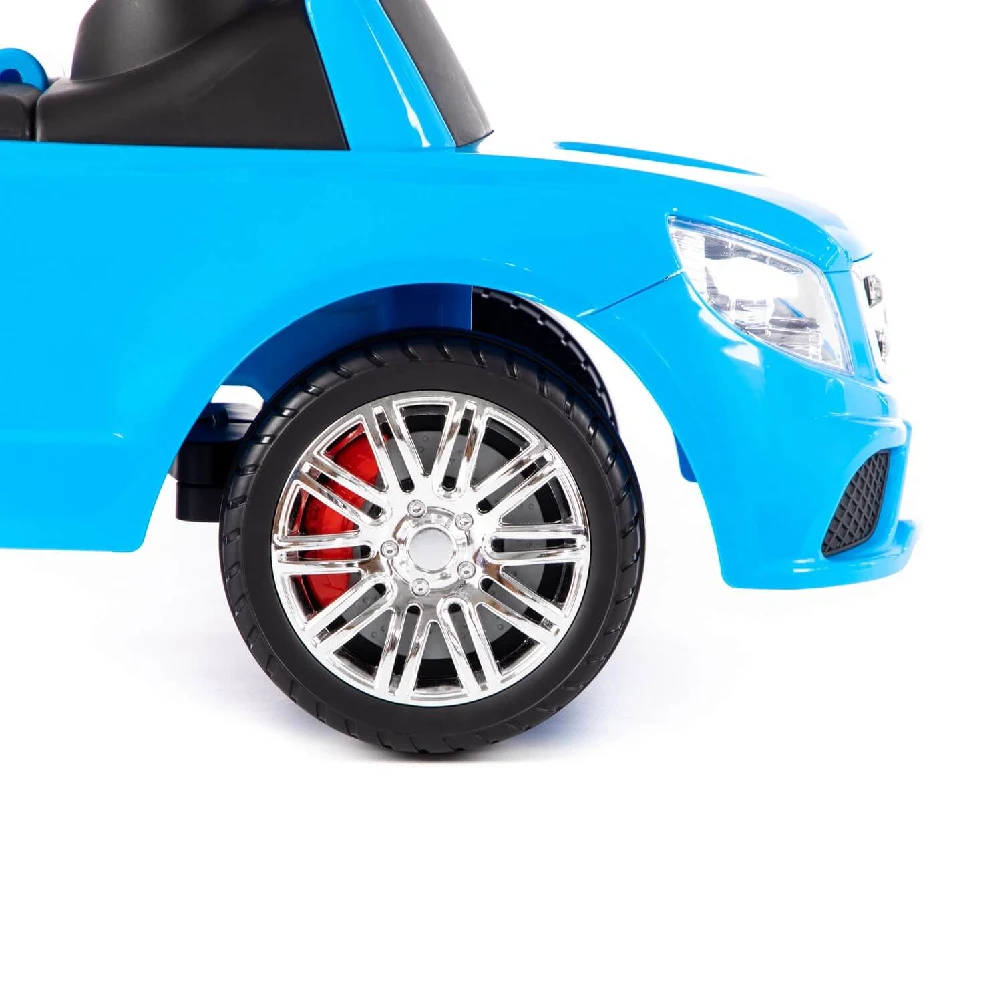 Tolocar SuperCar pentru copii cu volan muzical, albastru, Polesie (84484) [6]