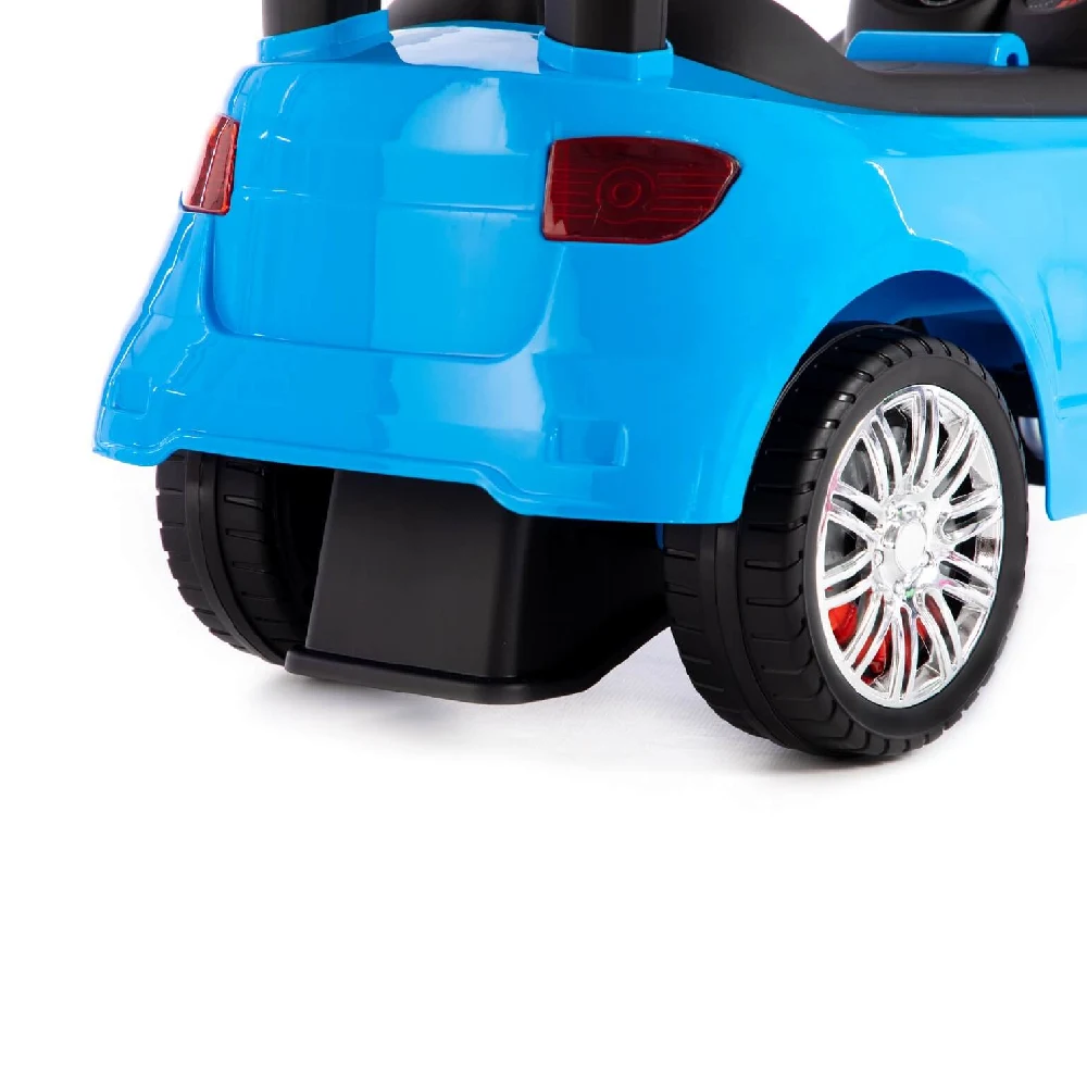 Tolocar SuperCar pentru copii cu volan muzical, albastru, Polesie (84484) [8]