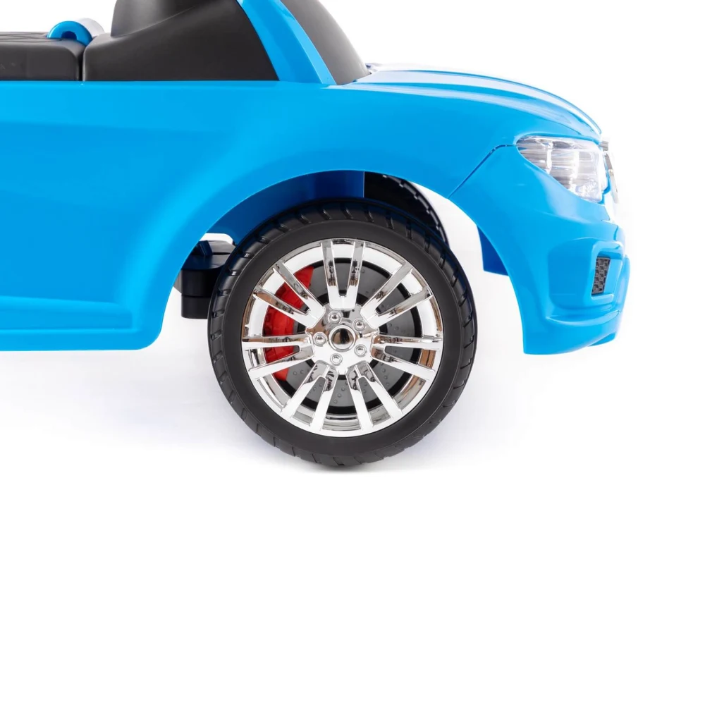 Tolocar SuperCar pentru copii cu volan muzical, albastru, Polesie (84521) [4]