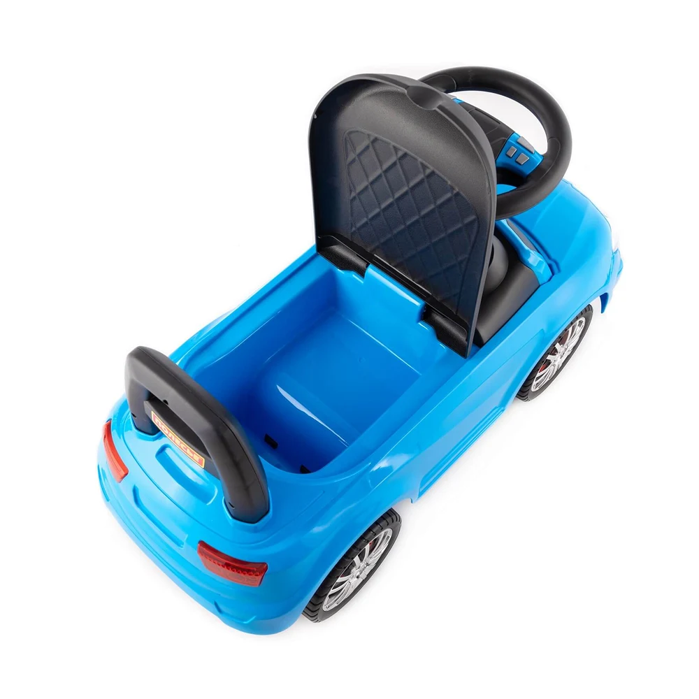 Tolocar SuperCar pentru copii cu volan muzical, albastru, Polesie (84521) [6]