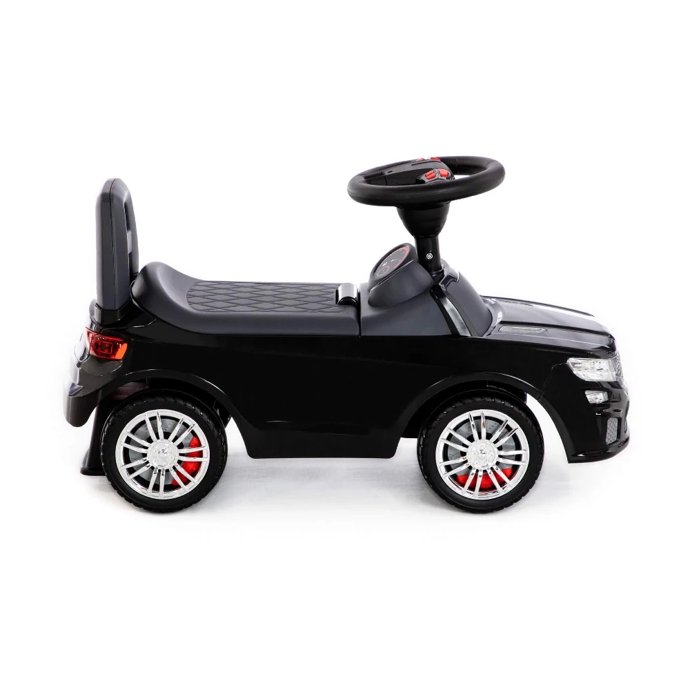 Tolocar SuperCar pentru copii cu volan muzical, negru, Polesie (84613) [5]