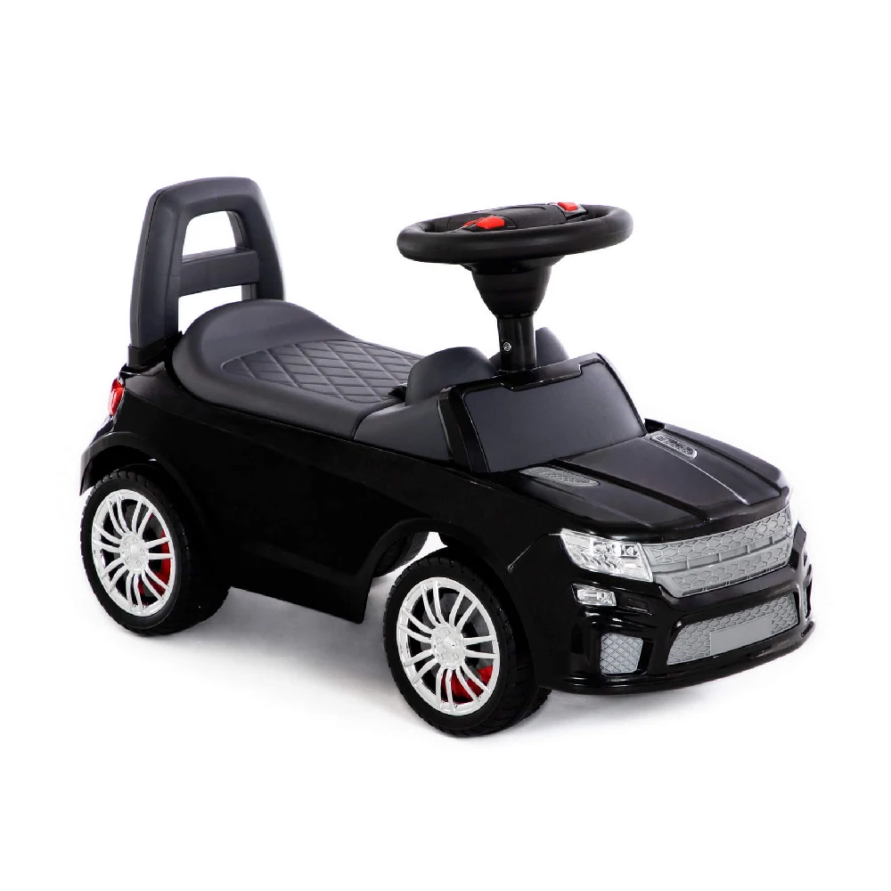 Tolocar SuperCar pentru copii cu volan muzical, negru, Polesie (84613) [2]