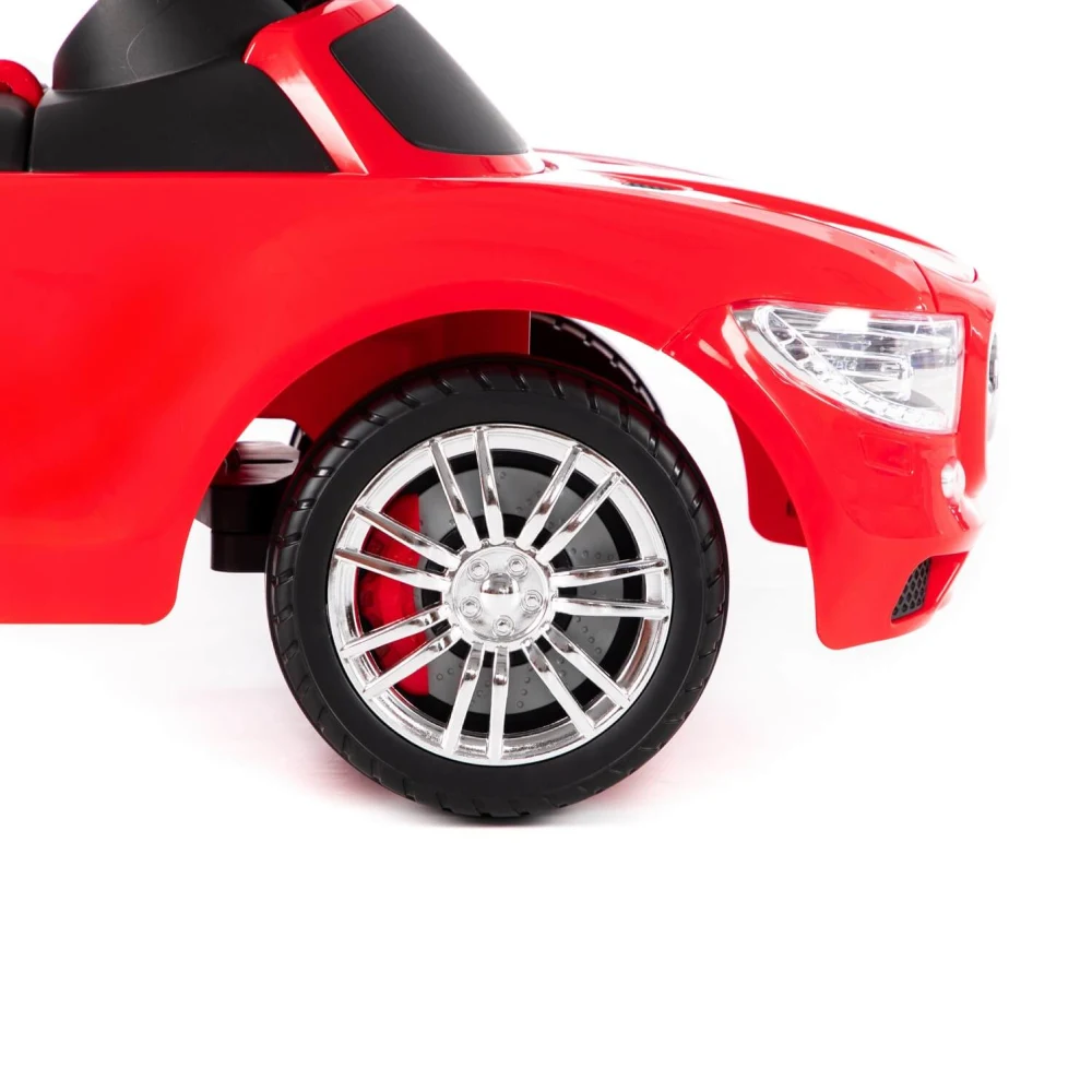 Tolocar SuperCar pentru copii cu volan muzical, roșu, Polesie (84460) [5]