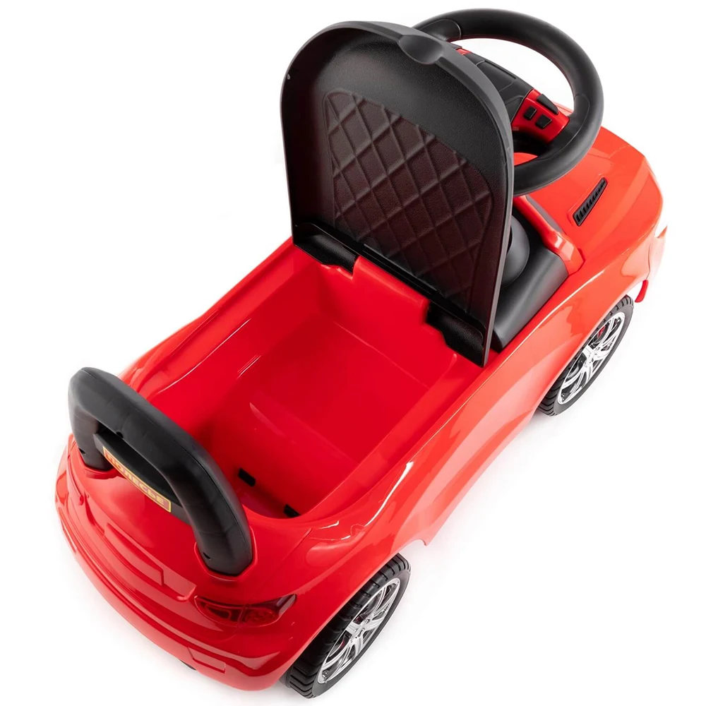 Tolocar SuperCar pentru copii cu volan muzical, roșu, Polesie (84507) [7]