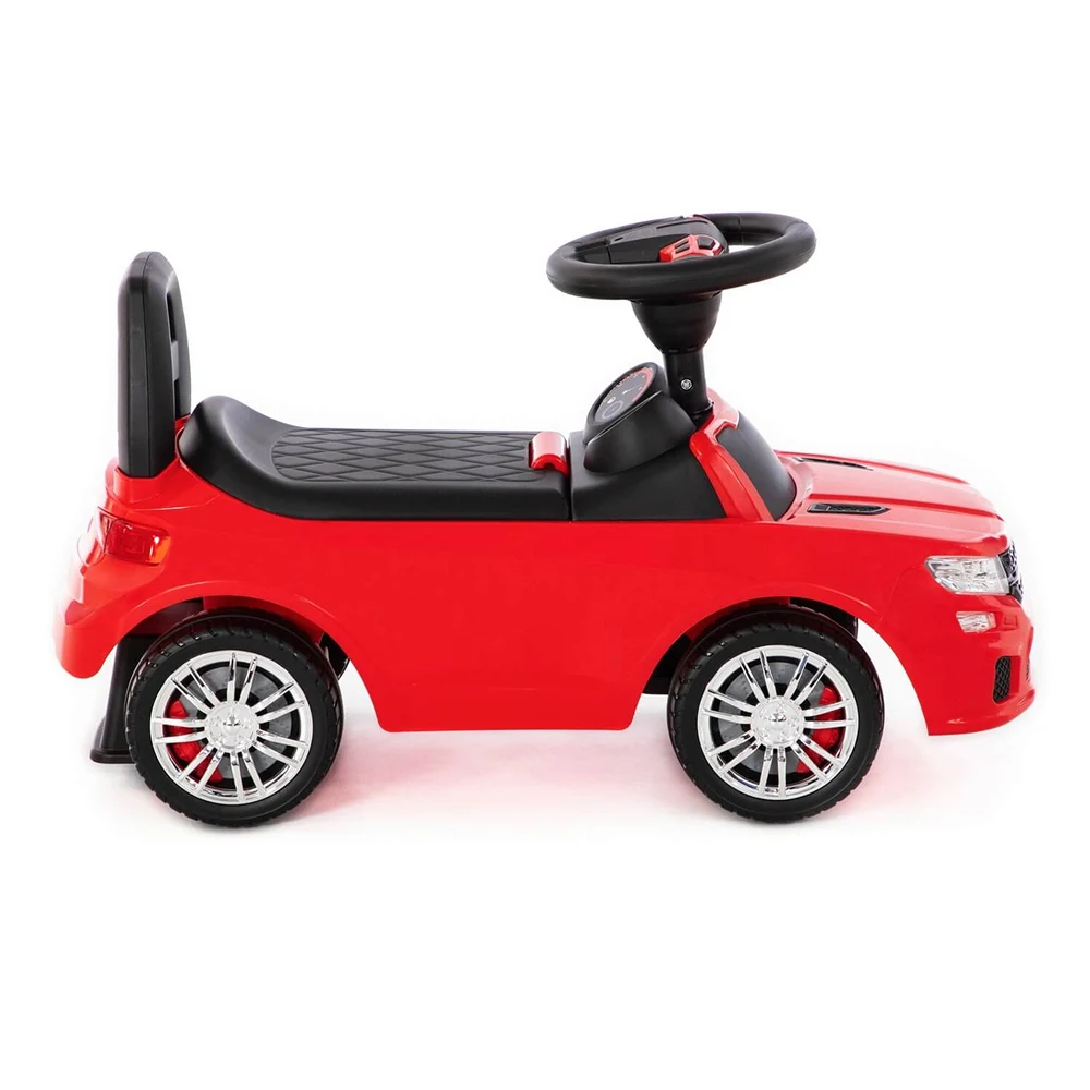 Tolocar SuperCar pentru copii cu volan muzical, roșu, Polesie (84590) [4]