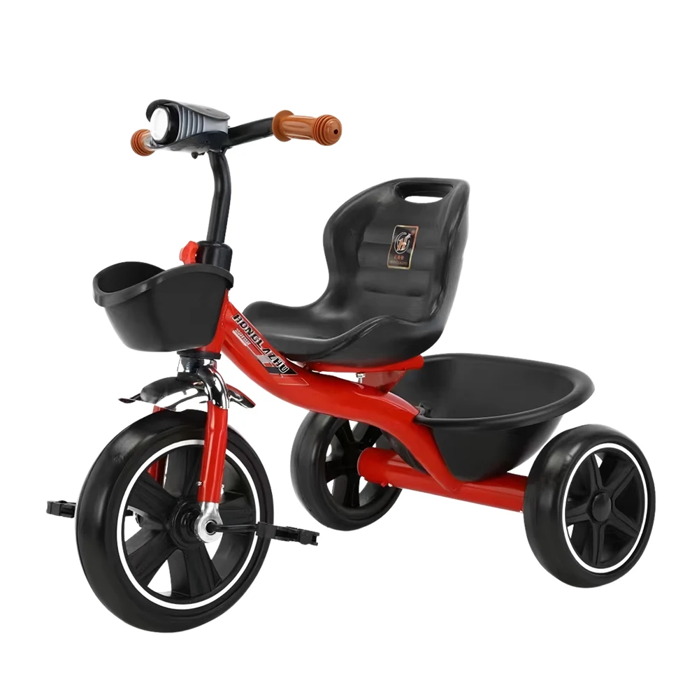 Transport pentru copii - Tricicletă pentru copii cu claxon, 4 culori (42357)