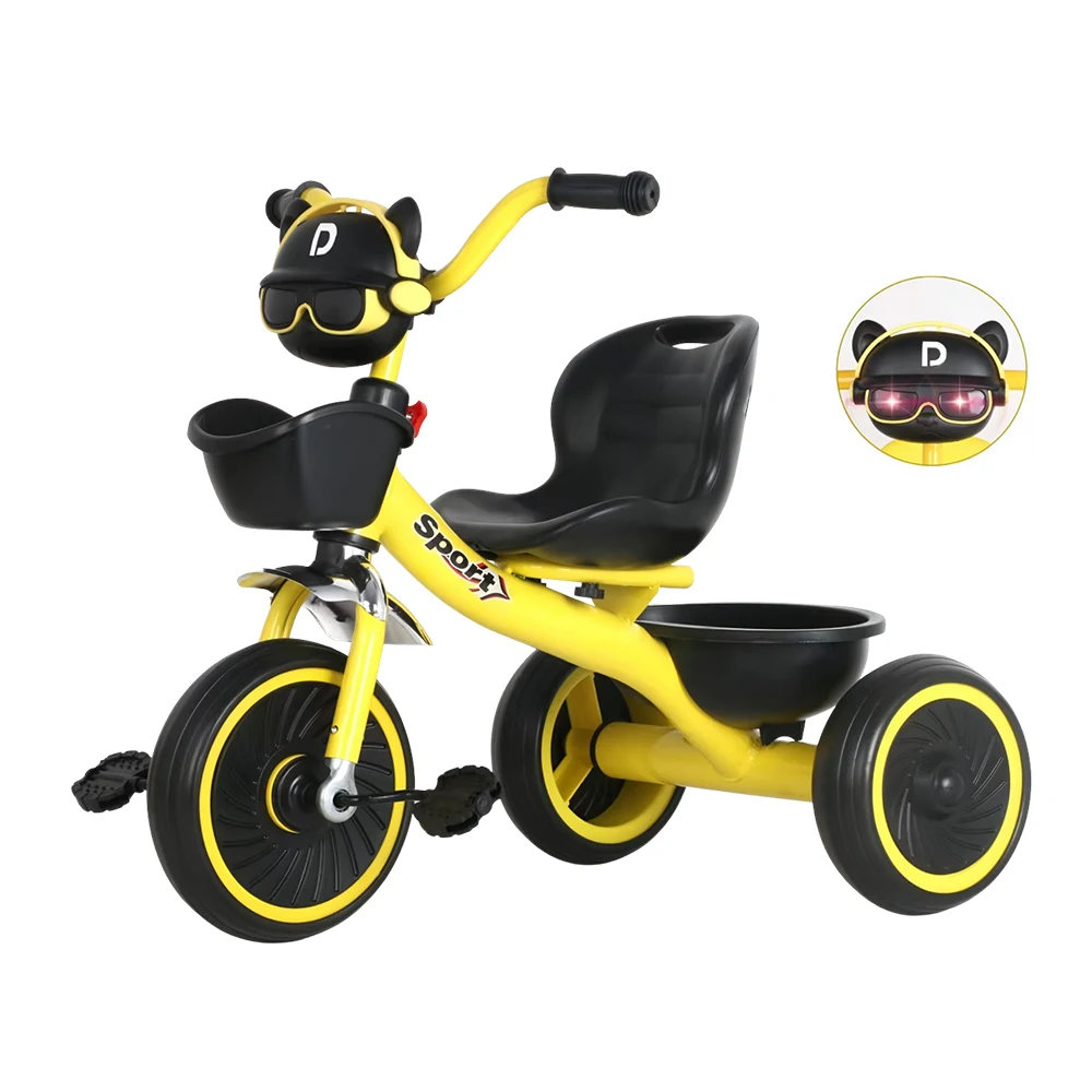 Tricicletă pentru copii cu muzică și lumini, 4 culori (56675) [1]