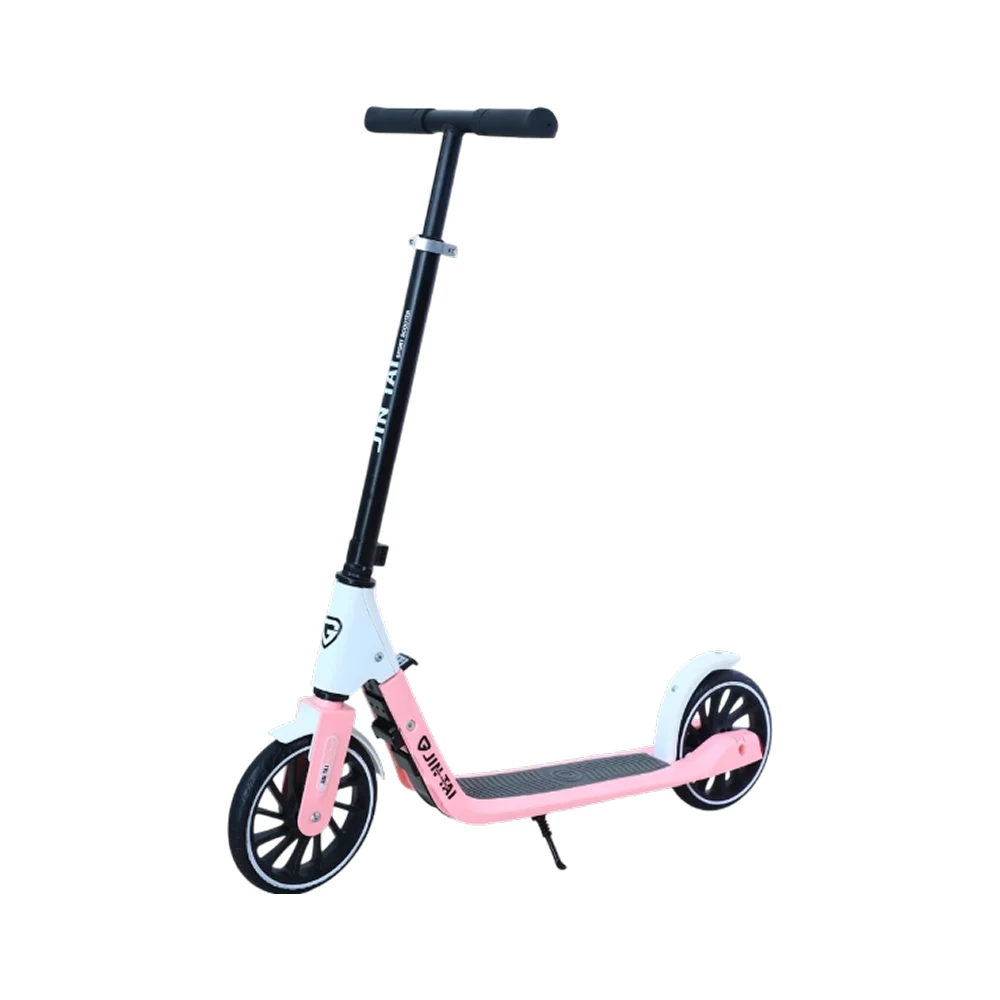 Trotinete cu 2 roți - Trotinetă pentru copii cu 2 roți, ghidon reglabil și frână de picior, roz, RTM Scooter (66990)