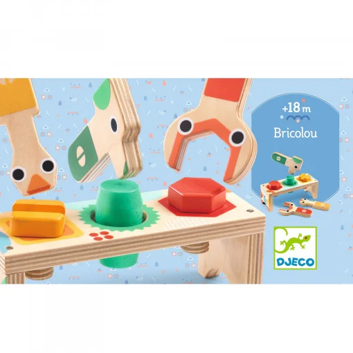 Banc de lucru din lemn Bricolou, Djeco [4]
