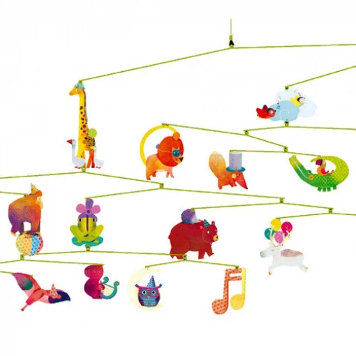 Decoratie mobila Animale vesele, Djeco [3]