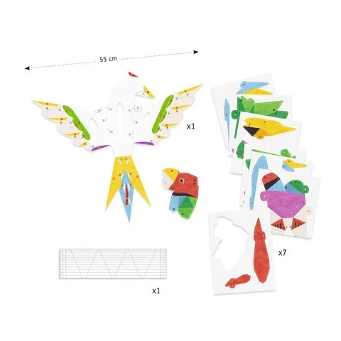 Decoratie mobila camera copilului Culori din Amazon, Djeco [2]