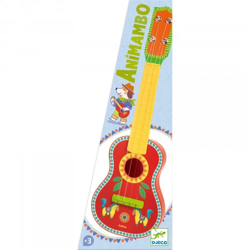 Instrument muzical Ukulele (chitara cu 4 corzi), Djeco [4]
