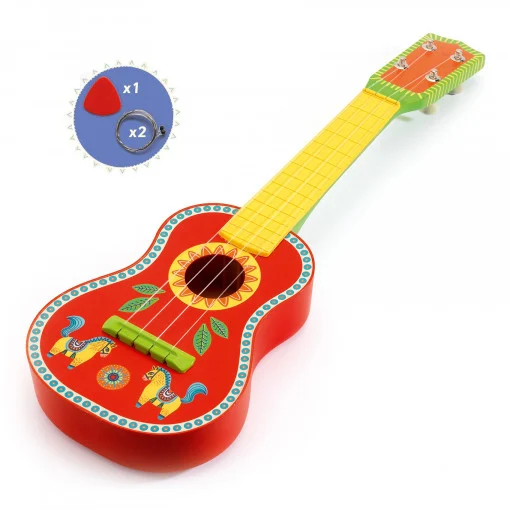 Instrument muzical Ukulele (chitara cu 4 corzi), Djeco [3]