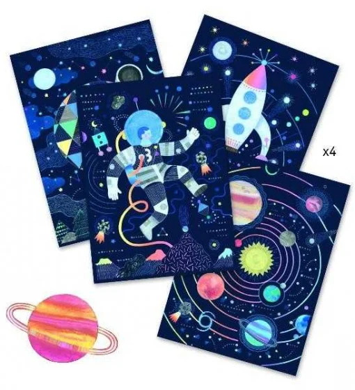 Joc creativ de razuit Cosmos, Djeco [4]
