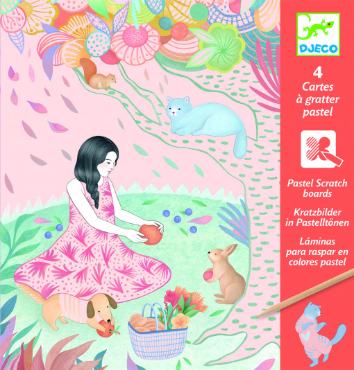 Joc creativ de razuit Picnic in natura, Djeco [1]