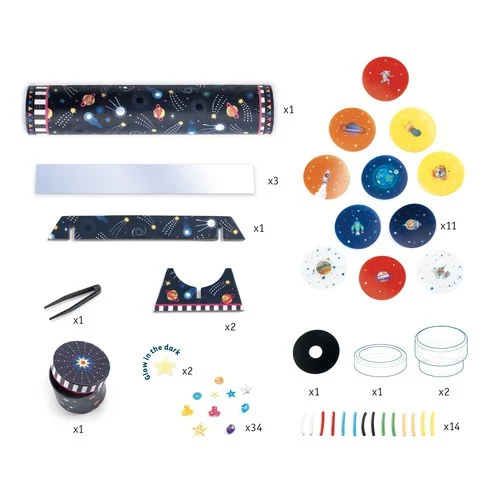 Joc creativ DIY Caleidoscop Imersiune în spațiu, Djeco [2]