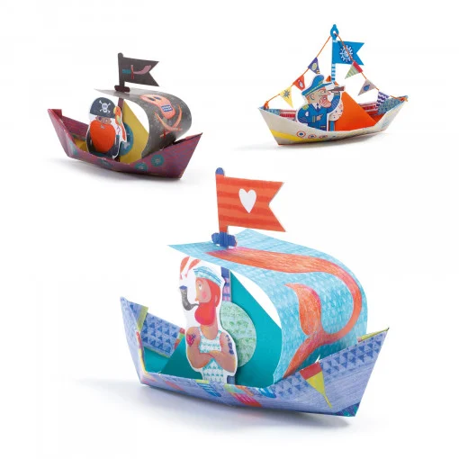 Joc creativ origami Construim barcute, Djeco [4]