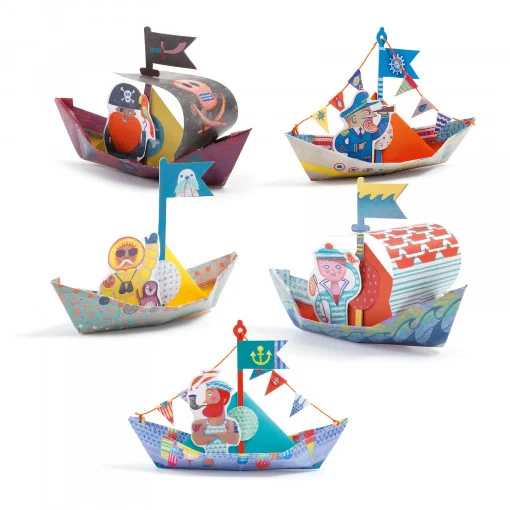 Joc creativ origami Construim barcute, Djeco [3]