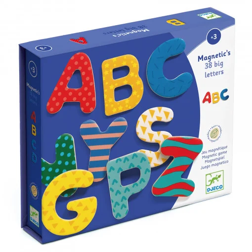Joc cu magneti 38 Litere colorate, Djeco [4]