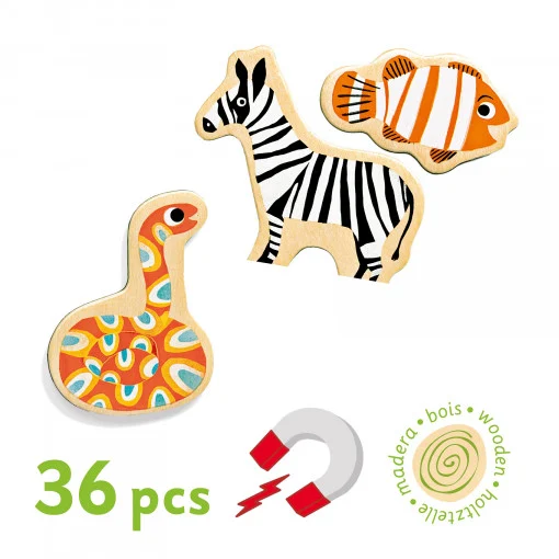 Joc cu magneti Animale din intreaga lume, Djeco [2]