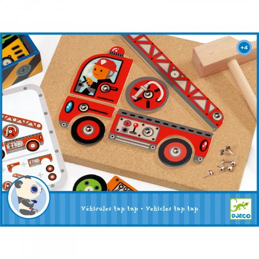 Joc de asamblat Vehicule Tap Tap, Djeco [3]