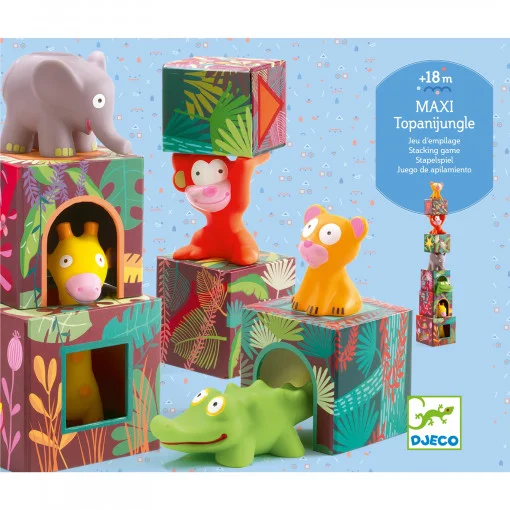 Joc de construit Maxi Topanijungle, Djeco [3]