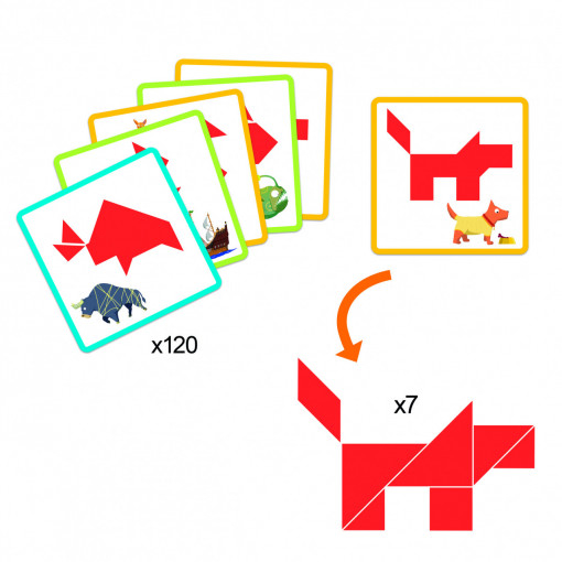Joc de logica Tangram, Djeco [4]