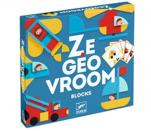 Joc educativ Ze GeoVroom, Djeco [4]