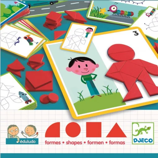 Joc Eduludo Forme geometrice, Djeco [1]