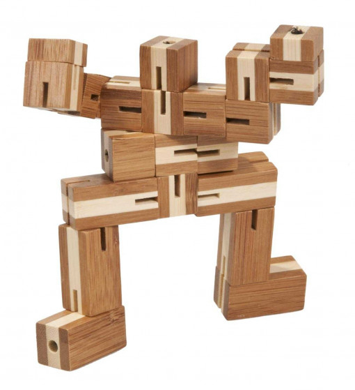 Joc logic 3D Puzzle Flexi-cub4, Fridolin [2]