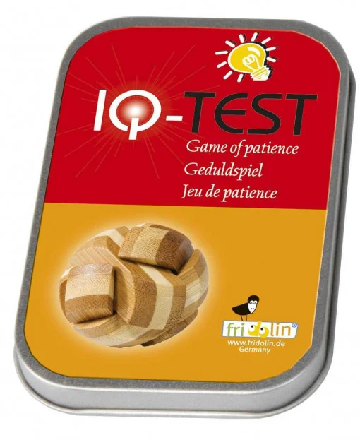 Joc logic IQ 3D Puzzle in cutie metalica Ball, Fridolin [2]