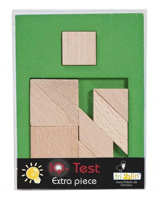 Joc logic IQ puzzle din lemn Extra piesa-3, Fridolin [1]