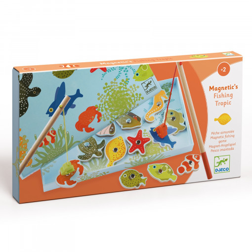 Joc magnetic de pescuit Fishing tropic, Djeco [3]