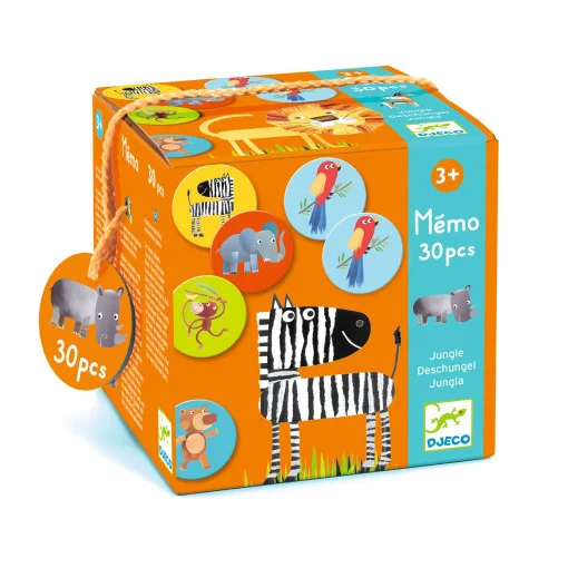 Joc memorie Animale din jungla, Djeco [6]