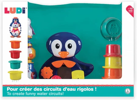 Jucarie de baie Pinguin LUDI [8]