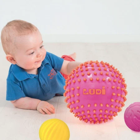 LUDI Set 3 mingii senzoriale, ROZ [6]