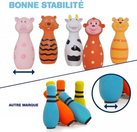 Ludi set de popice Soft cu animalute [7]
