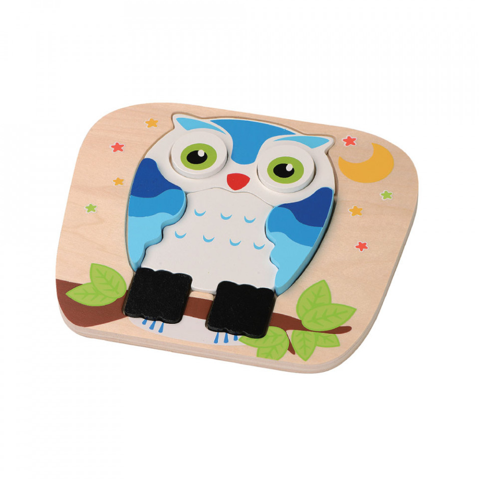 Puzzle din lemn Bufnita JUMINI [1]